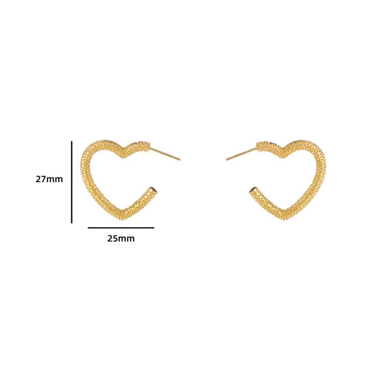 Spottet Heart Earring